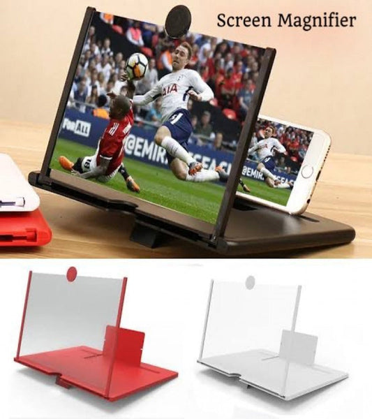 3D Screen Magnifier Mobile Stand – HD Phone Screen Enlarger for Movies & Videos