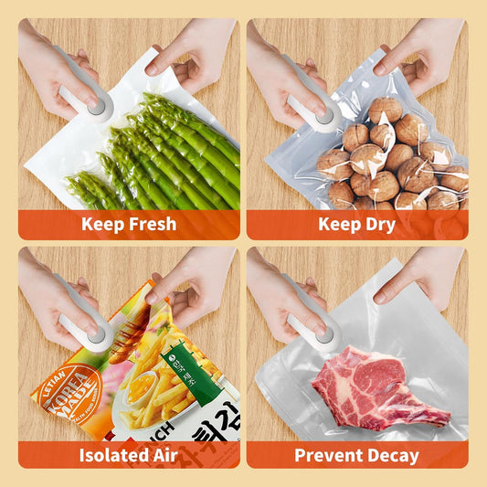 Portable Mini Heat Sealer – USB Rechargeable Plastic Bag Sealing Machine 🔥✨