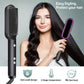 2-in-1 Hair Straightening Brush – Fast Heating Hair Straightener & Styling Comb for Smooth, Silky Hair