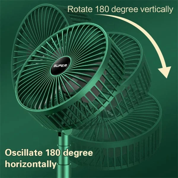 Portable Rechargeable Mini Fan – Ultra Quiet Sleep Cooling Fan with Gentle Airflow (USB Powered)
