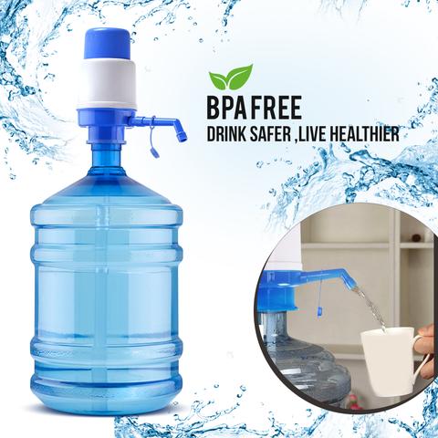 Manual Water Bottle Pump – BPA Free Drinking Water Dispenser 💧✨