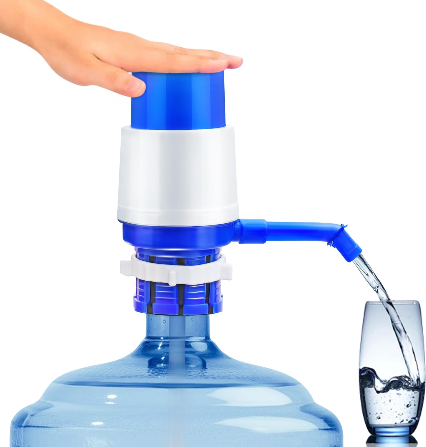 Manual Water Bottle Pump – BPA Free Drinking Water Dispenser 💧✨