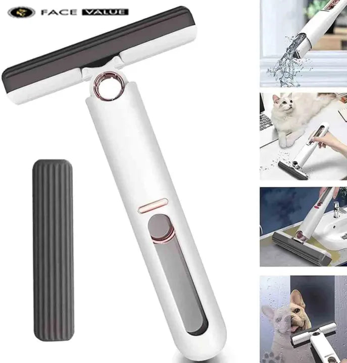 Multi-Purpose Window Cleaner Spray Squeegee for Car & Home