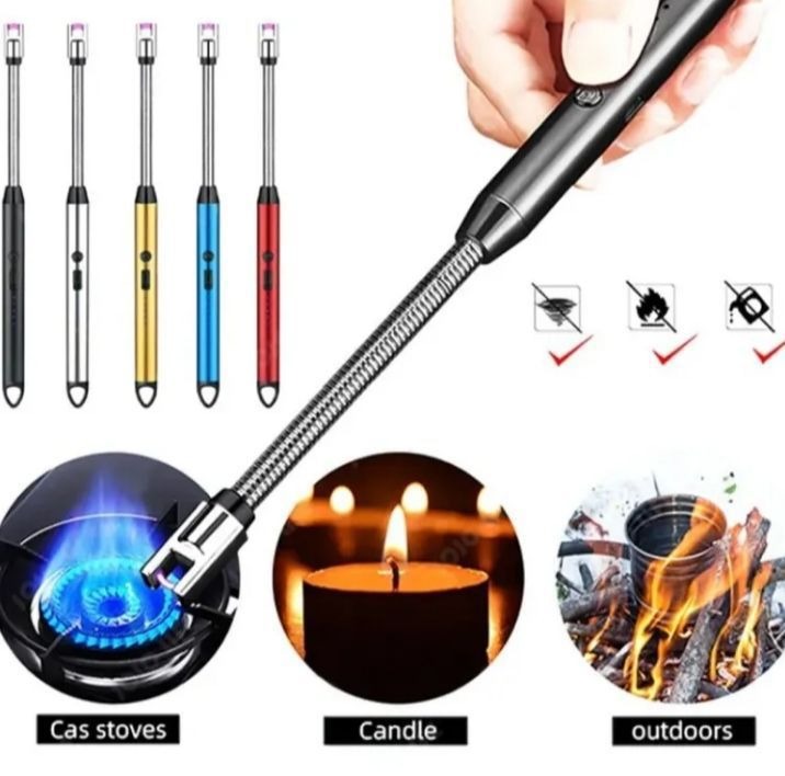 USB Rechargeable Electric Arc Lighter – 720° Flexible Windproof Plasma Lighter