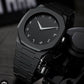 Luxury Matte Black Arabic Dial Men’s Watch ⌚