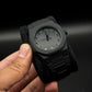Luxury Matte Black Arabic Dial Men’s Watch ⌚