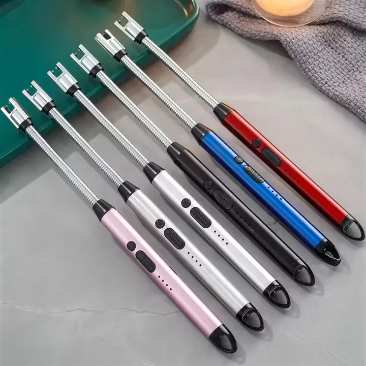 USB Rechargeable Electric Arc Lighter – 720° Flexible Windproof Plasma Lighter