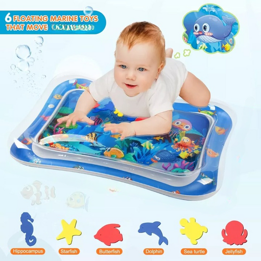 🌊 Baby Water Play Mat – Inflatable Tummy Time Activity Mat for Infants & Toddlers